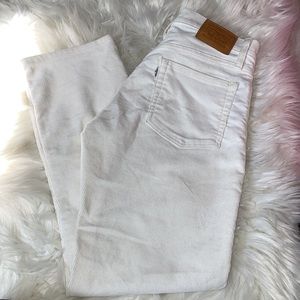 Levi wedgie fit straight leg corduroy jeans.